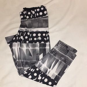 Adidas Ultrasoft Climalite - Polka Dot 21” Tights